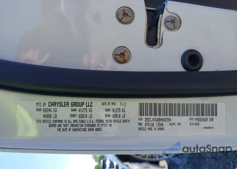 2011 Dodge Challenger z USA, uszkodzony, nr VIN 2B3CJ4DG8BH602394